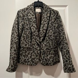 Loft leopard blazer